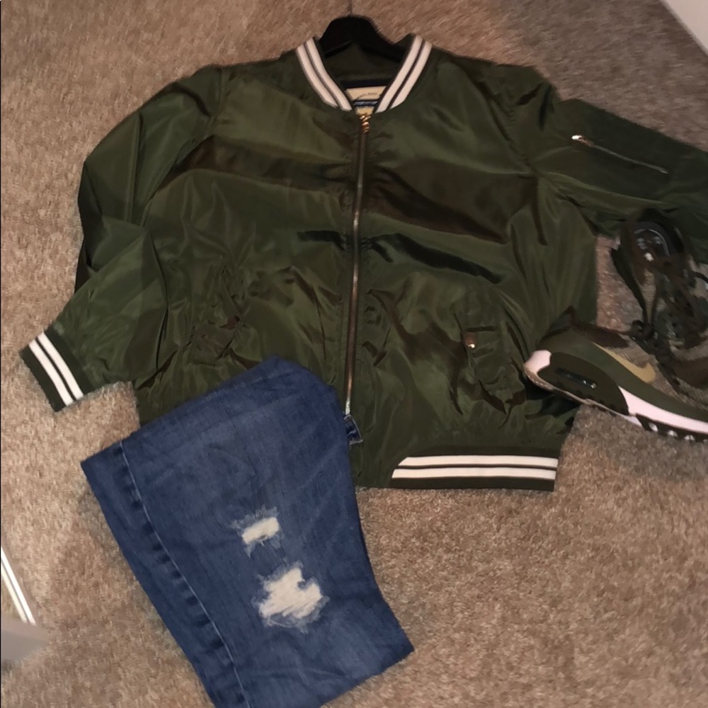 Army green jacket (shoes and pants not included)